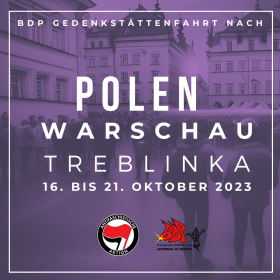 BDP Gedenkstättenfahrt nach Polen / Warschau / Treblinka