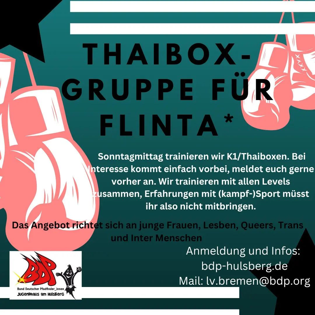 Thai-Box Gruppe für FLINTA*