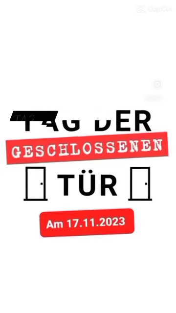 Tag der geschlossenen Tür